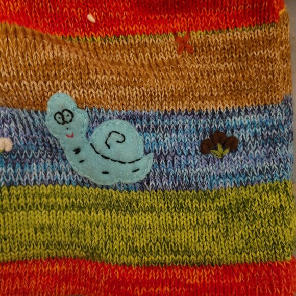 American South Side kids sweater, animal print. Zippered, hood. - Picture 4 of 13